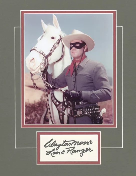 Clayton Moore autograph