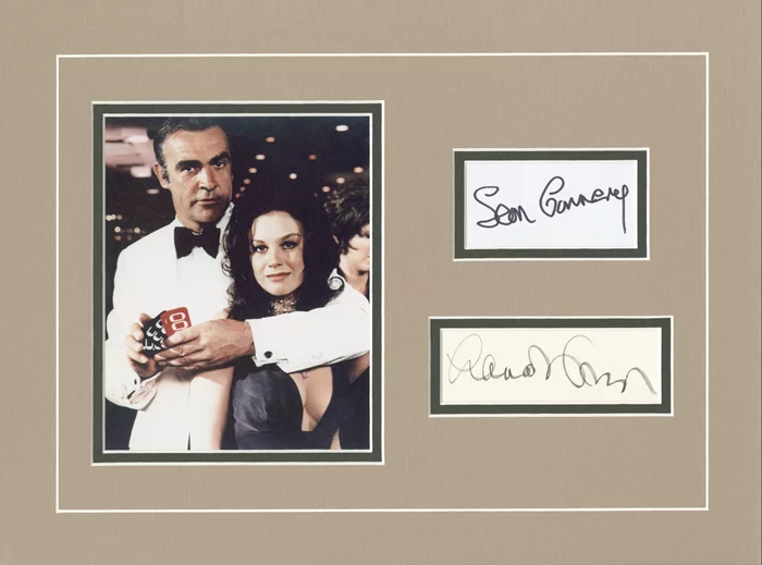 Diamonds Are Forever autograph