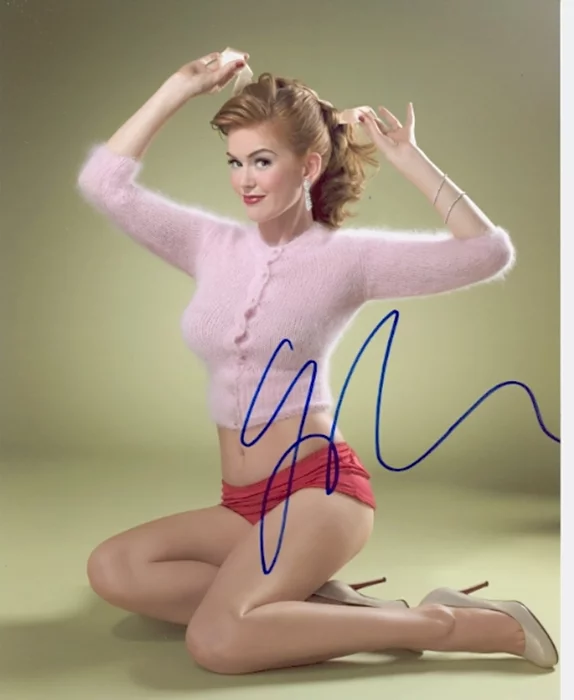Isla Fisher autograph
