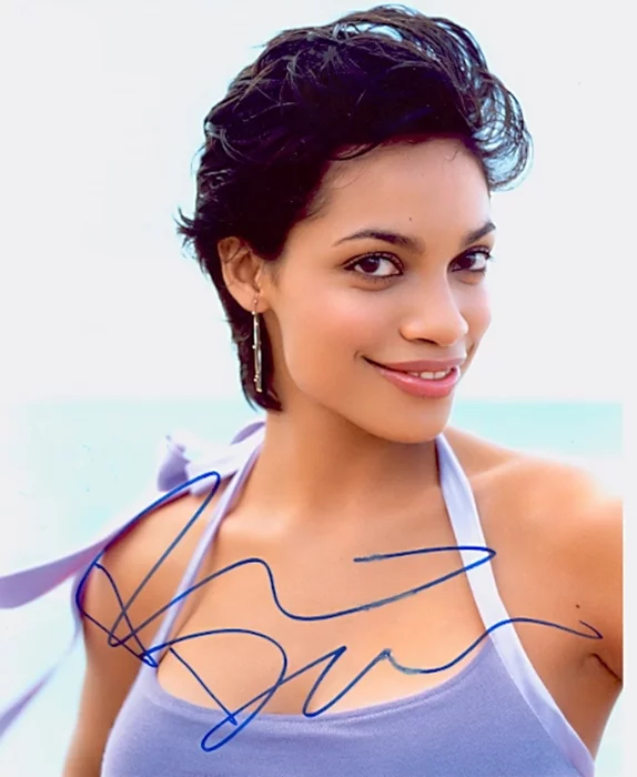 Rosario Dawson autograph