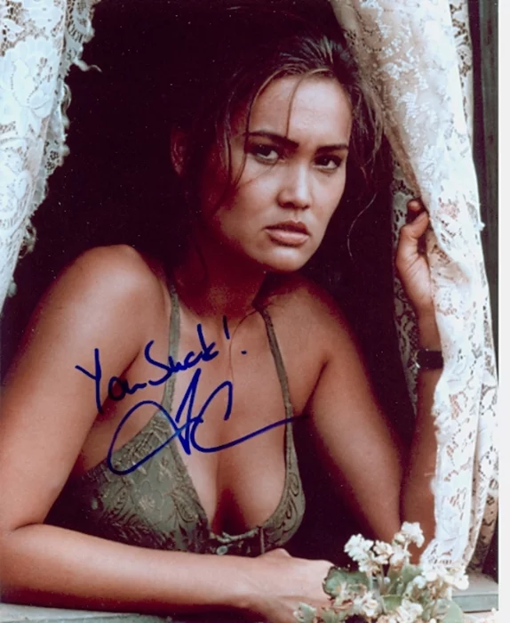 Tia Carrere autograph