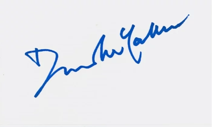 David McCallum autograph