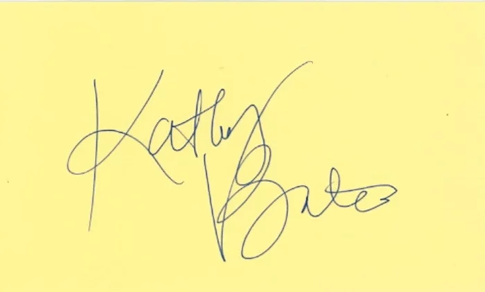 Kathy Bates autograph
