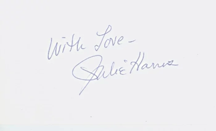 Julie Harris autograph