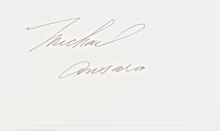 Michael Ansara autograph