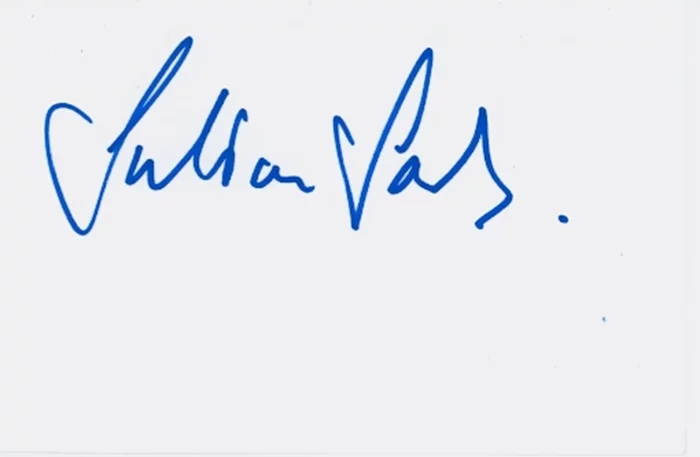 Julian Sands autograph