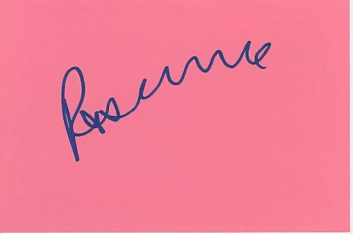 Roseanne Barr autograph