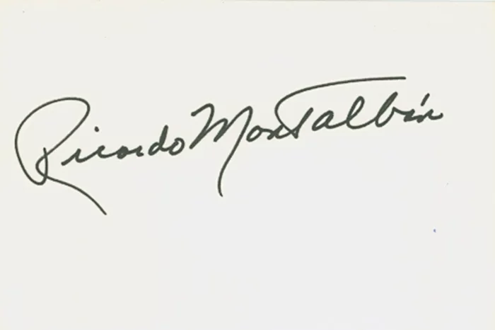 Ricardo Montalban autograph