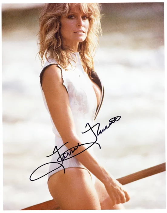 Farrah Fawcett autograph