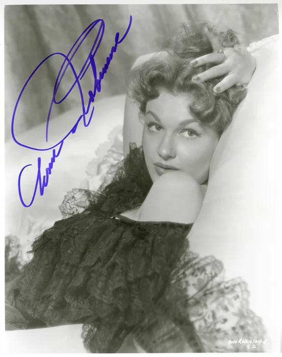 Ann Robinson autograph