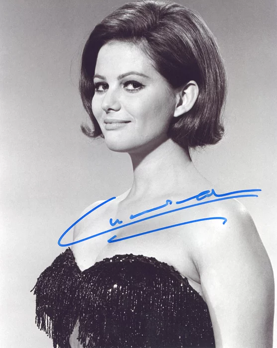 Claudia Cardinale autograph