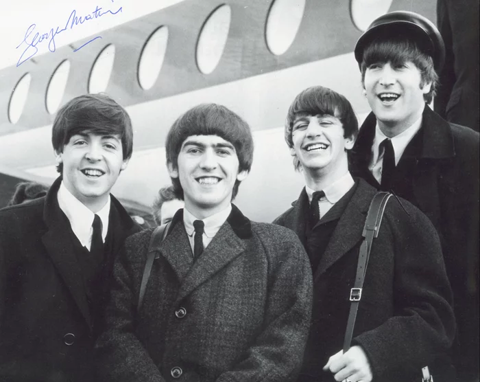 George Martin autograph