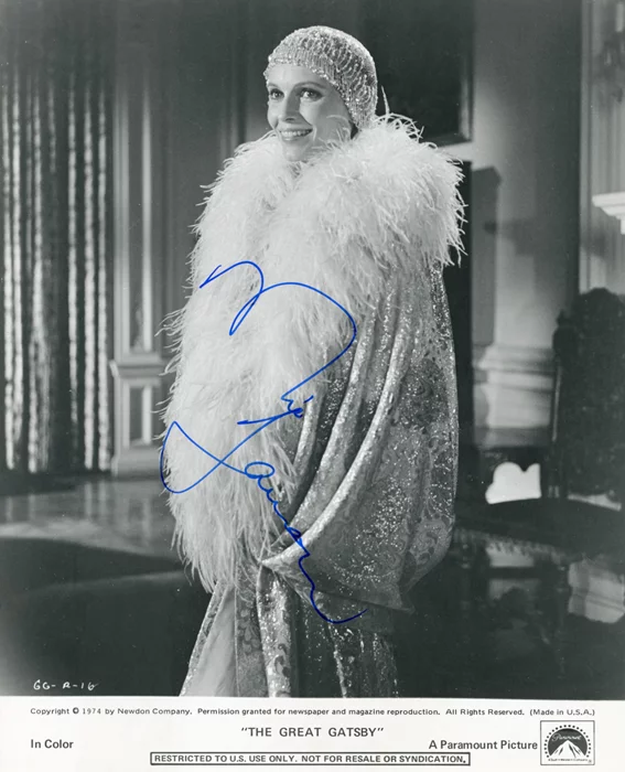 Mia Farrow autograph