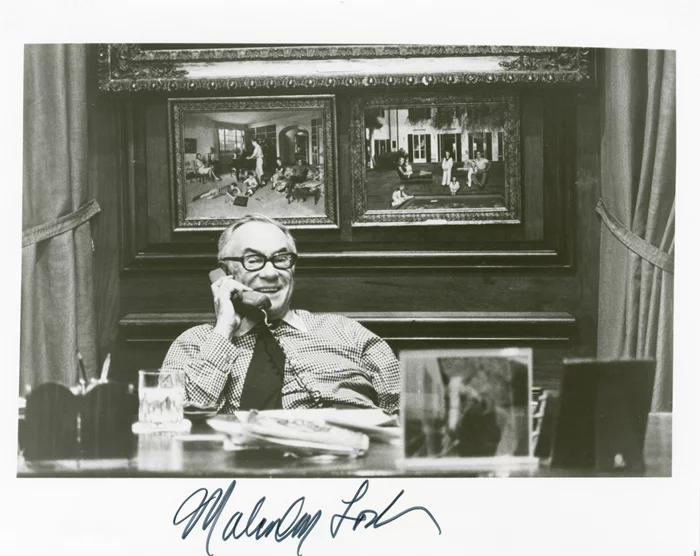 Malcolm Forbes autograph