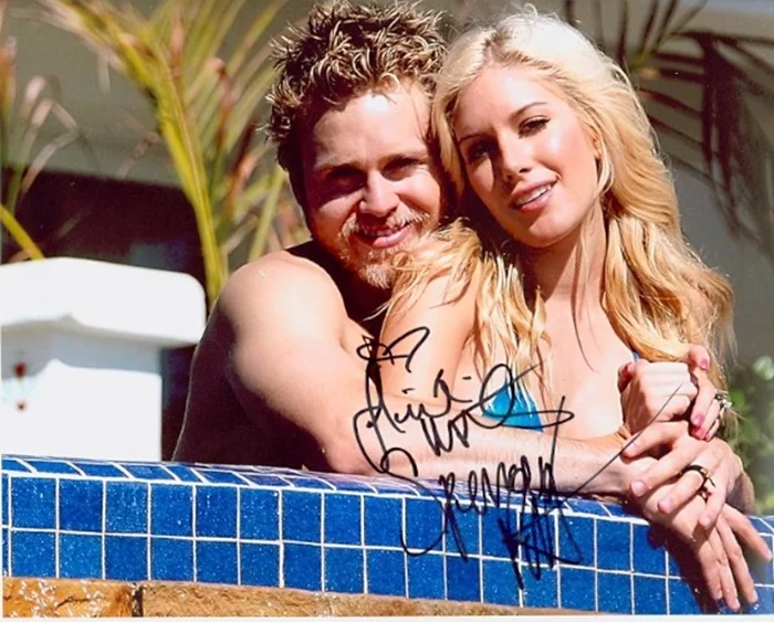 Heidi and Spencer Pratt autograph