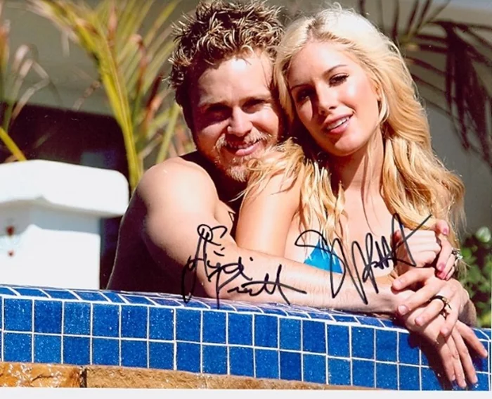 Heidi and Spencer Pratt autograph