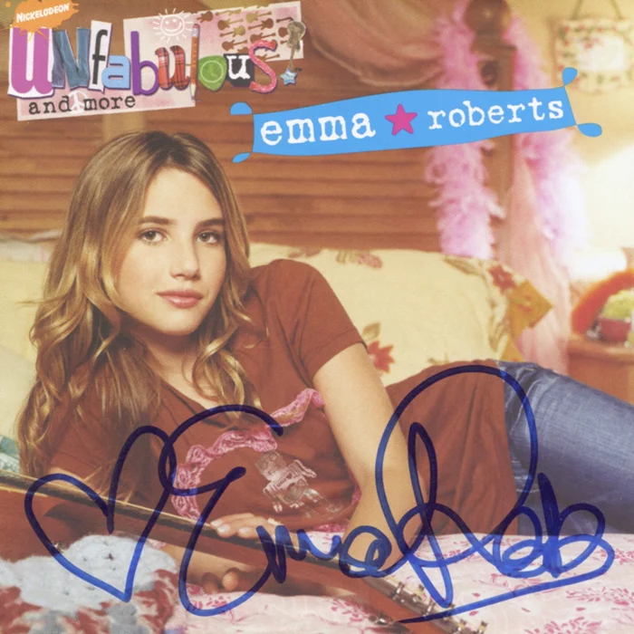 Emma Roberts autograph
