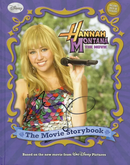 Miley Cyrus autograph