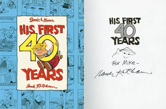 Hank Ketcham autograph