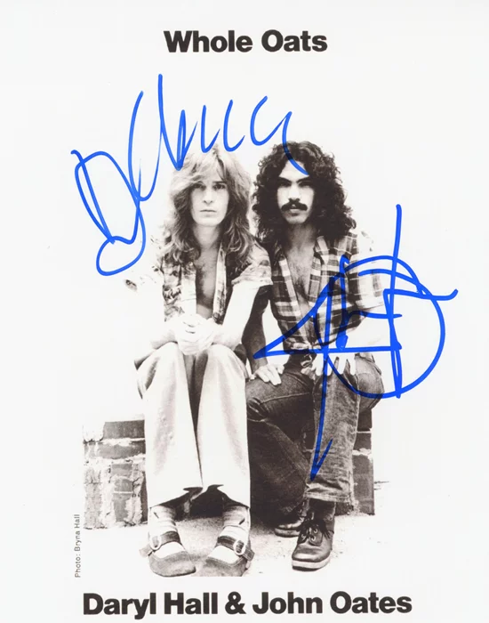 Hall and Oates autograph