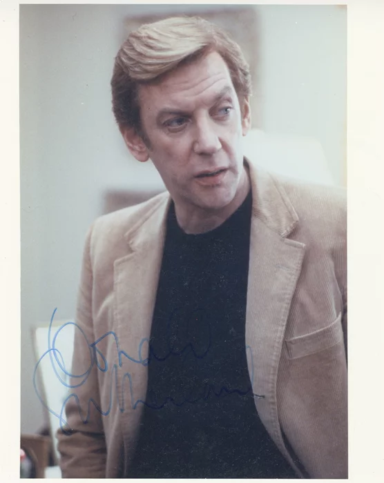 Donald Sutherland autograph