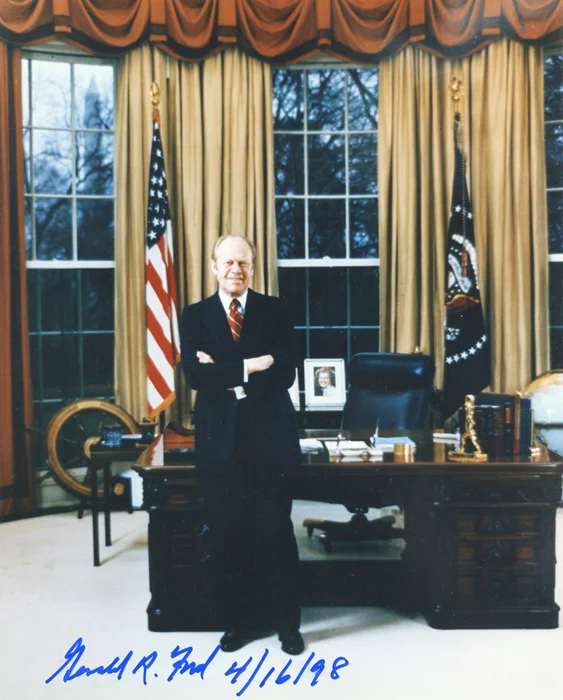 Gerald Ford autograph
