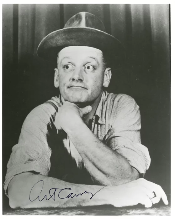 Art Carney autograph