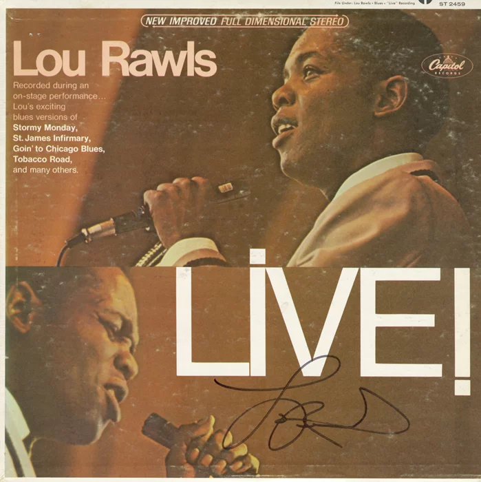 Lou Rawls autograph