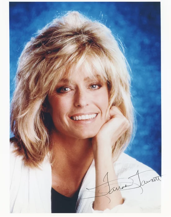 Farrah Fawcett autograph