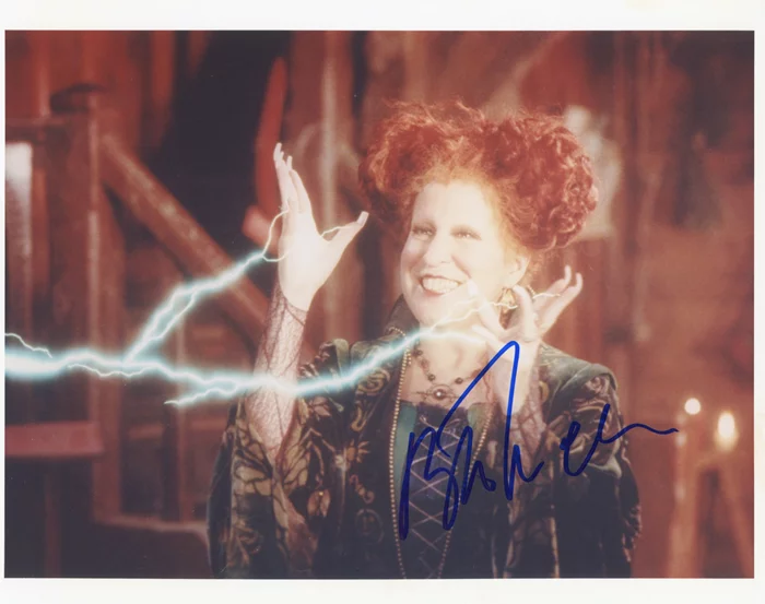Bette Midler autograph
