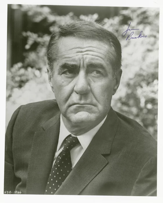 Jim Backus autograph