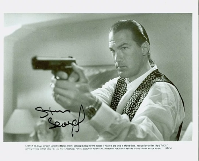 Steven Seagal autograph