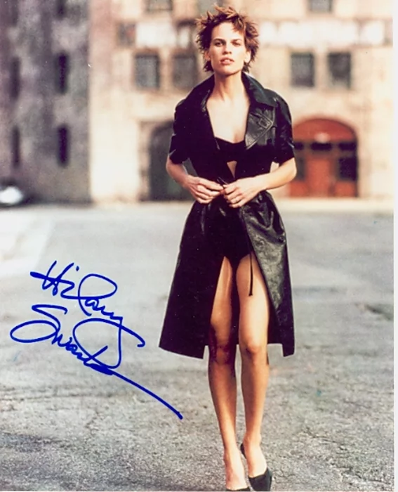 Hilary Swank autograph