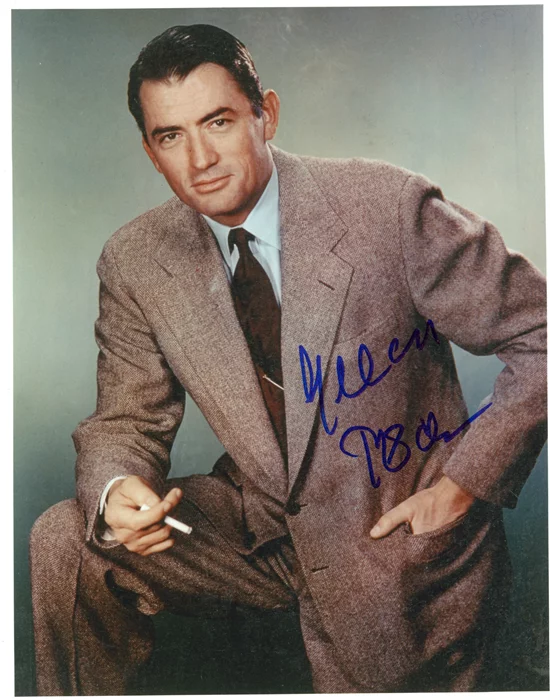 Gregory Peck autograph