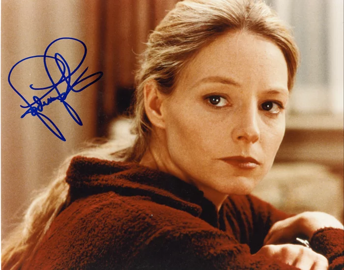 Jodie Foster autograph