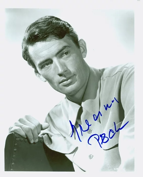 Gregory Peck autograph