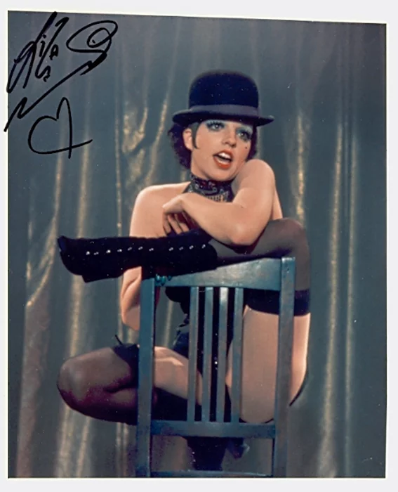 Liza Minnelli autograph