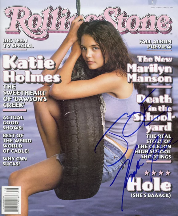 Katie Holmes autograph