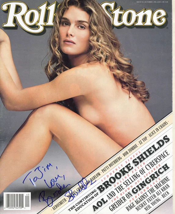 Brooke Shields autograph