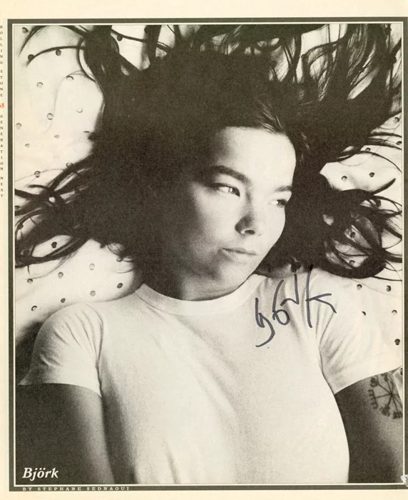 Bjork autograph