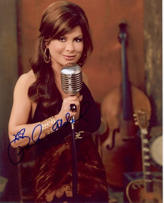 Paula Abdul autograph
