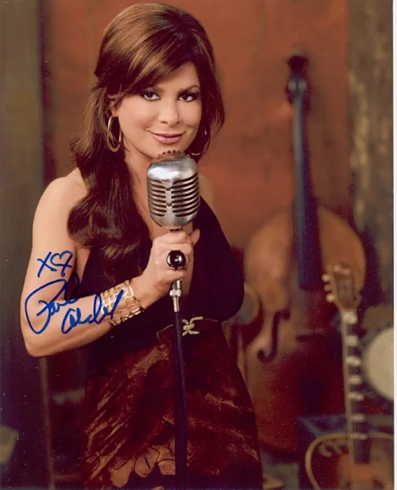Paula Abdul autograph