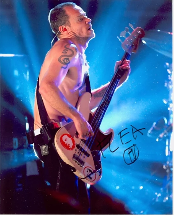 Flea autograph