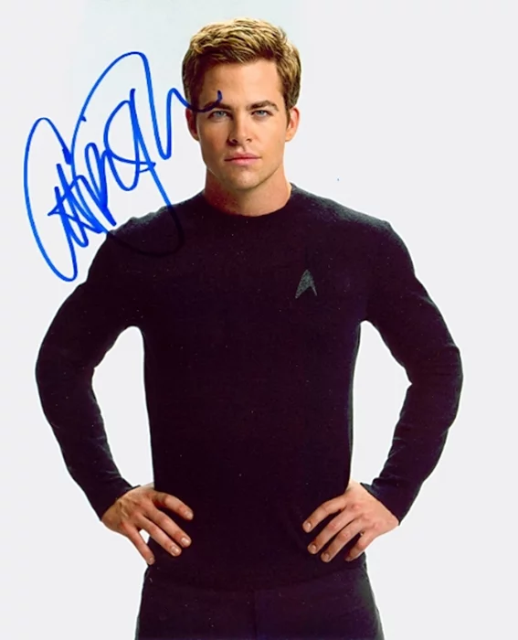 Chris Pine autograph