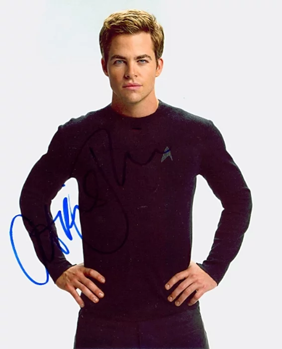 Chris Pine autograph