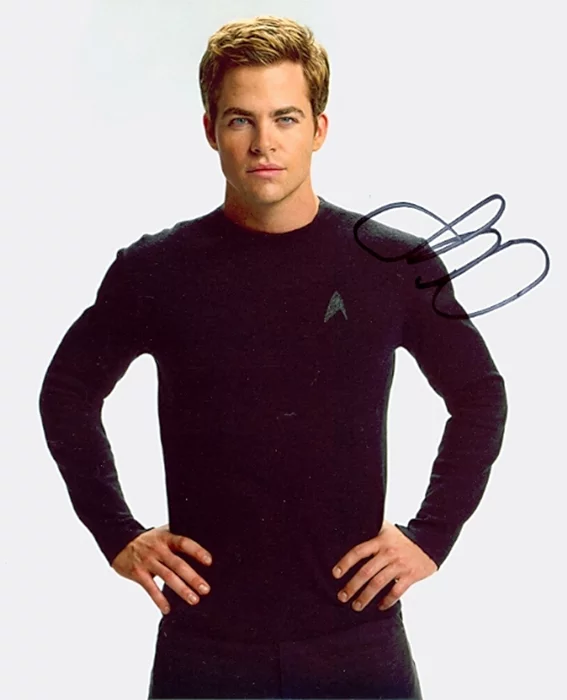 Chris Pine autograph