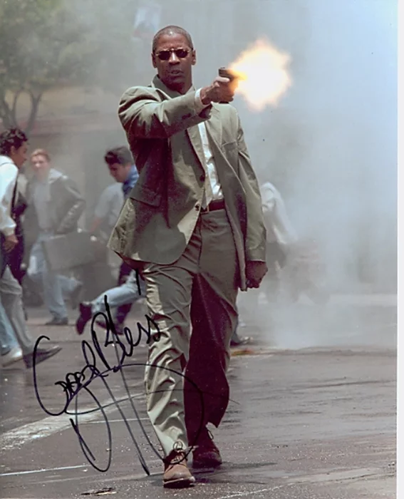 Denzel Washington autograph