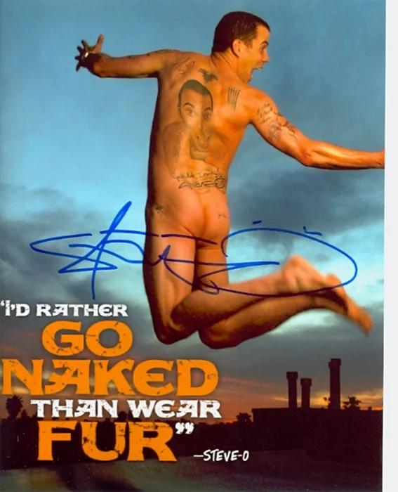Steve O autograph