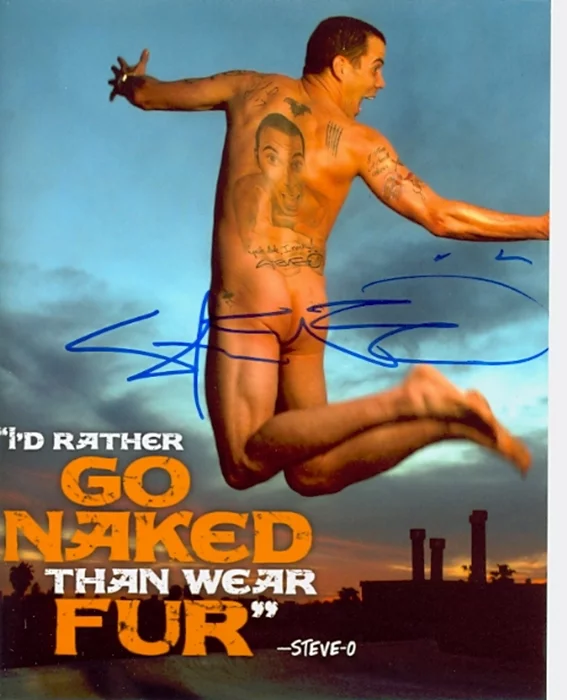 Steve O autograph