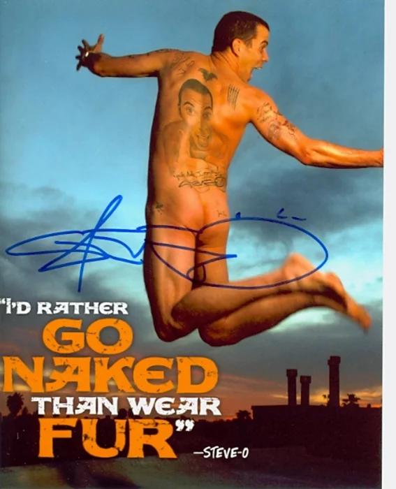 Steve O autograph